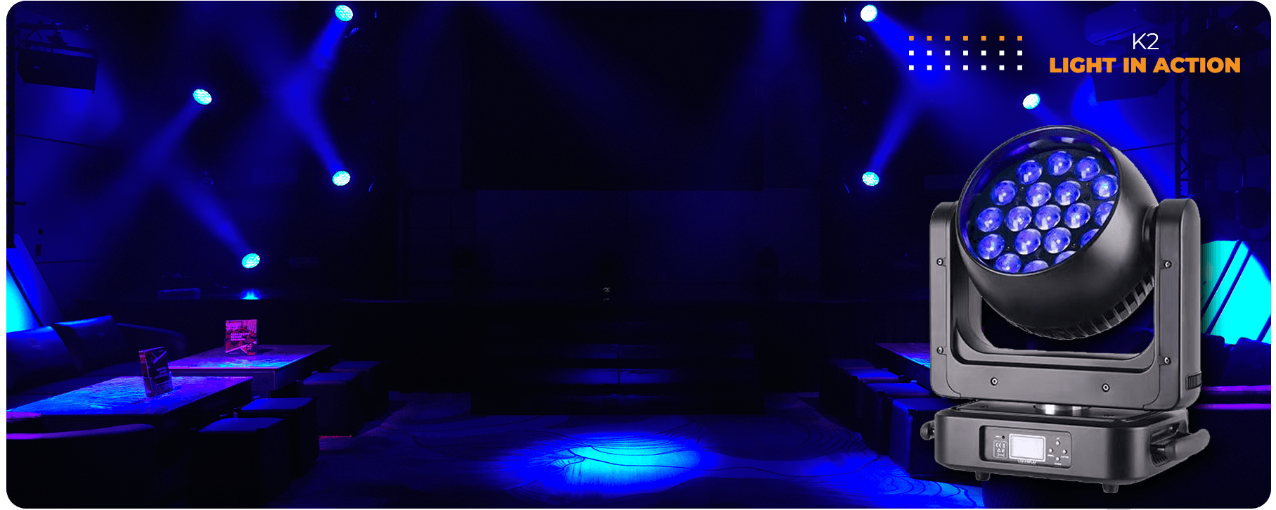 K2 - Moving Head Wash Fixture